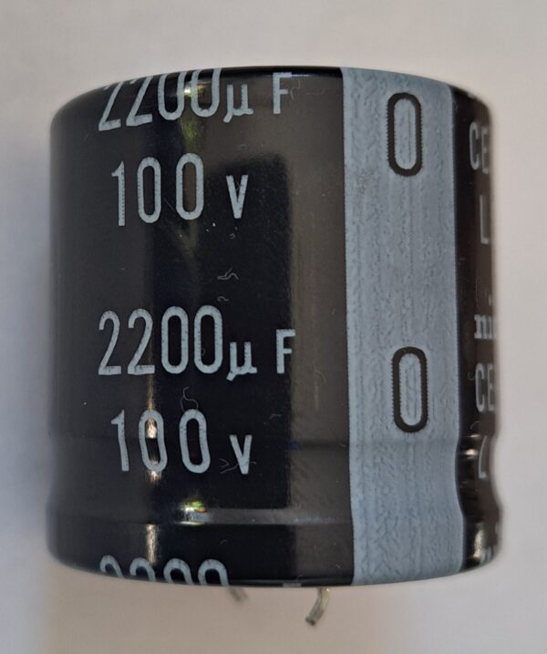 Nichicon elco 2200uF - 100V   prima voor Quad 303